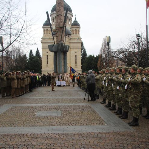 Ceremonie militară dedicată lui Avram Iancu la Cluj