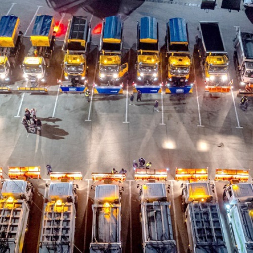 Acțiuni de deszăpezire în municipiul Constanța