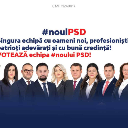 Noua echipă PSD îndeamnă la vot pentru un viitor stabil