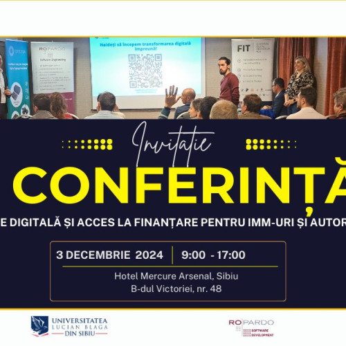 Sibiul va găzdui Conferința FIT EDIH pe 3 decembrie 2024
