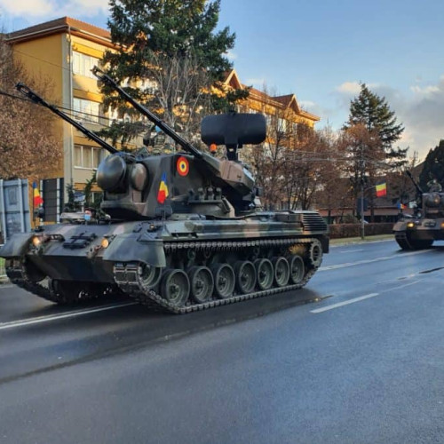 Repetiție pentru parada de Ziua Națională, la Alba Iulia