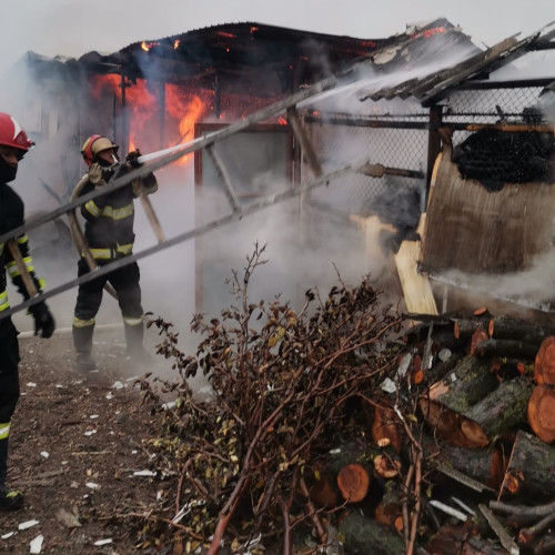 Incendiu devastator la o gospodărie din Stauceni