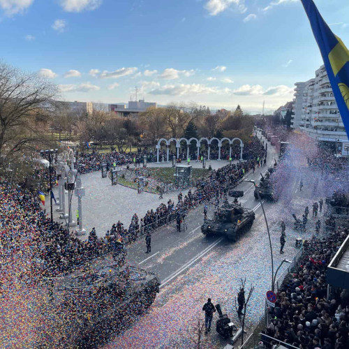 Jandarmeria aplică o amendă de 2.000 de lei pentru utilizarea neautorizată a unei drone la parada de Ziua Națională