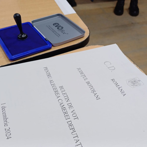 Prezența la vot în județul Botoșani a atins 40,34% la alegerile parlamentare