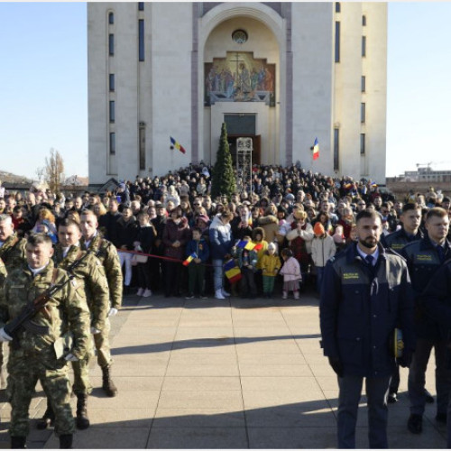 Ziua Națională a României sărbătorită cu un ceremonial militar la Oradea