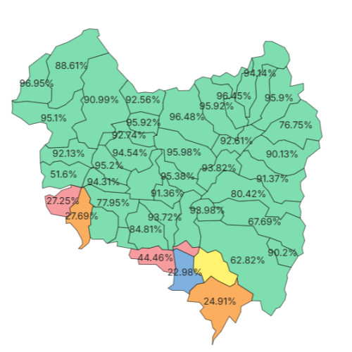 UDMR, rezultate mixte în alegerile parlamentare din Covasna și Harghita