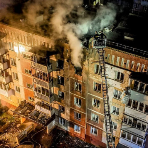 Atac masiv cu drone asupra Ucrainei, soldat cu victime în Ternopil