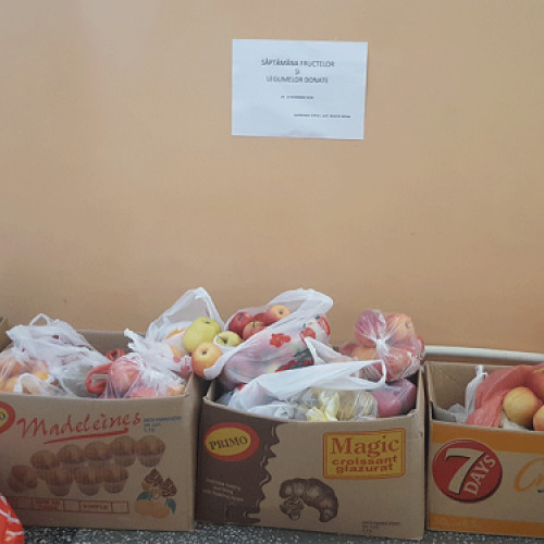 Elevii de la Școala "Ioan Bob" din Cluj-Napoca ajută persoanele cu dizabilități