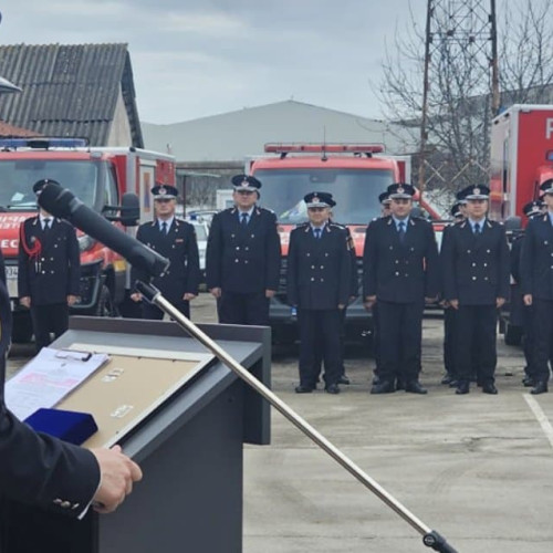 Avansări în grad și distincții la ISU Alba, cu ocazia Zilei Naționale a României