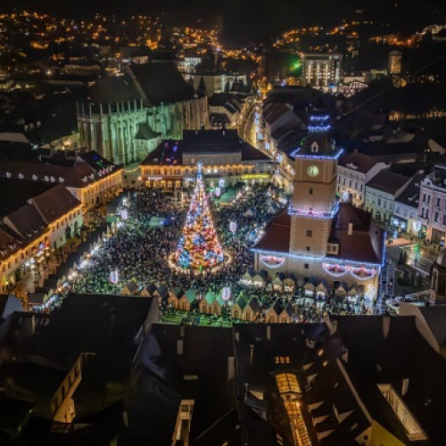 Concerte de iarnă în Piața Sfatului, la Brașov