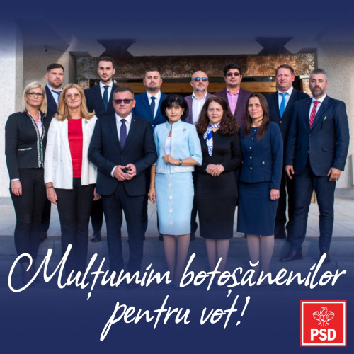 PSD Botoșani mulțumește alegătorilor și își stabilește obiective pentru viitor