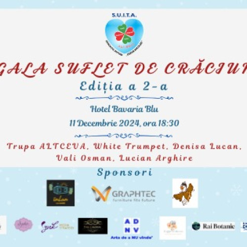 Gala "Suflet de Crăciun" va strânge fonduri pentru copiii cu autism