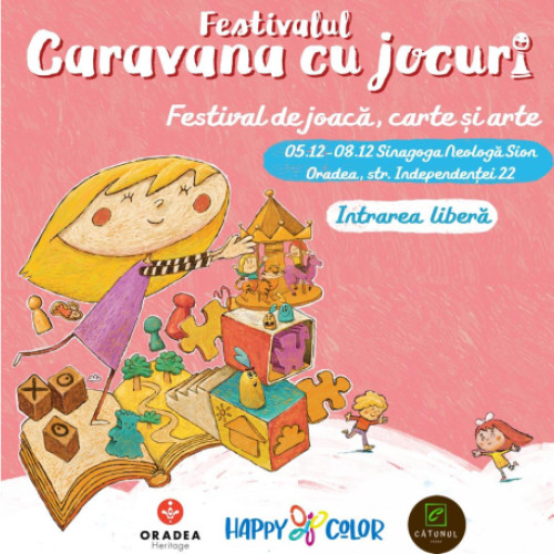 Festivalul Caravana cu Jocuri, ediția de iarnă, va avea loc la Oradea