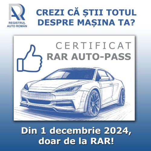 RAR Auto-Pass: Noua metodă de verificare a istoricului vehiculelor