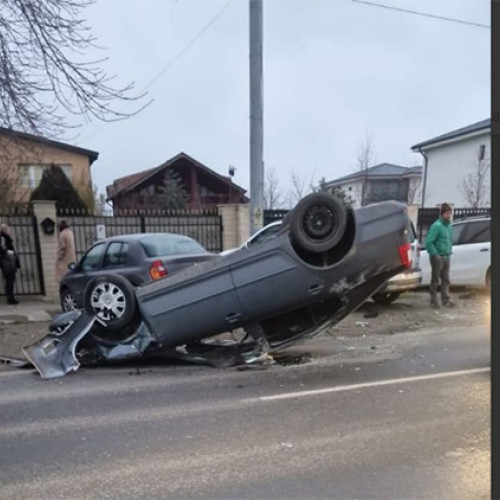 Accident rutier în Cumpăna, cu mai multe ambulanțe la fața locului