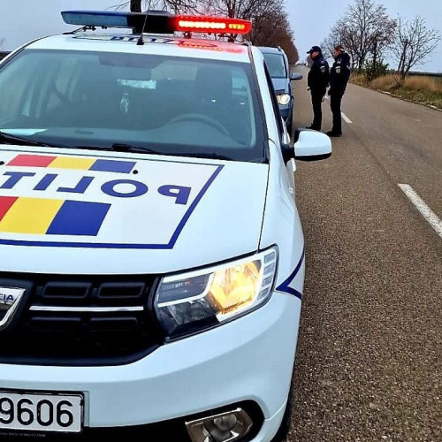 Botoșănean urmărit de poliție după ce nu a oprit la semnal