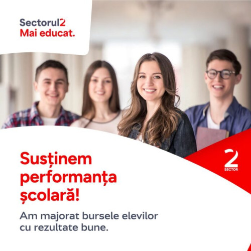 Primăria Sectorului 2 a majorat bursele pentru elevi cu rezultate remarcabile