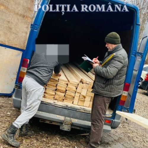 Tânăr din Suceava amendat și cu lemnul confiscat în urma unui control rutier