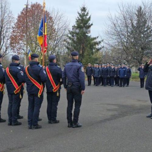 Festivitate de avansare la Inspectoratul de Jandarmi Județean "Pintea Viteazul" Maramureș