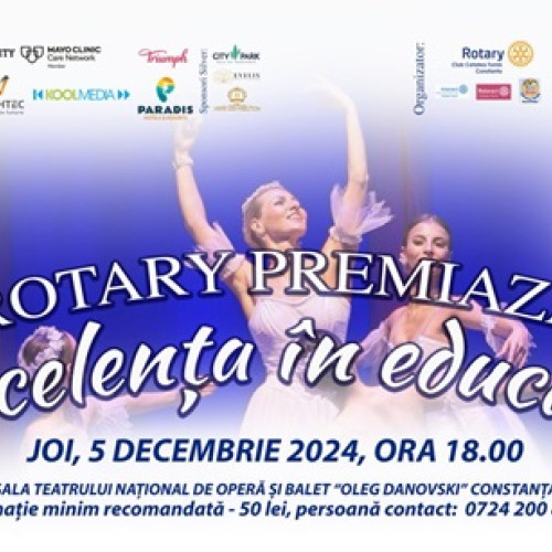 Rotary premiază excelența elevilor din Constanța