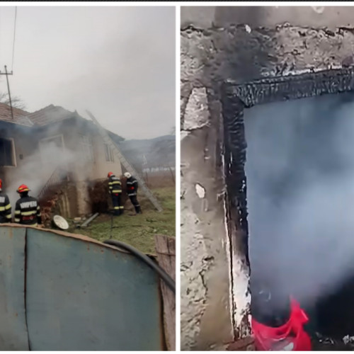 Incendiu la subsolul unei case din comuna Fizeșu Gherlii, fără victime