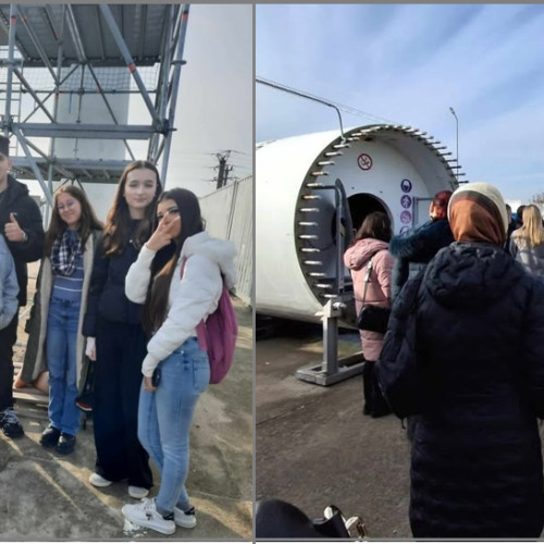 Elevii au vizitat Centrul RenewAcad și Dispeceratul Energetic Monsson