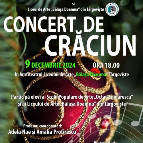 Concert de Crăciun la Târgoviște