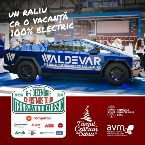 Transylvania eClassic Christmas Tour: Cursa de Crăciun cu mașini electrice la Brașov