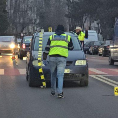 Accident pe trecerea de pietoni la Botoșani