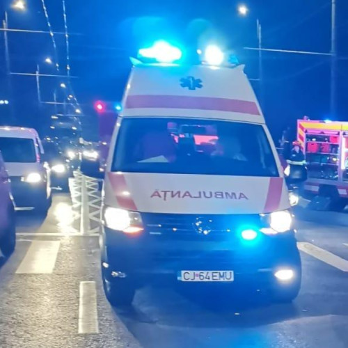 Accident rutier pe strada Traian Vuia din Cluj-Napoca