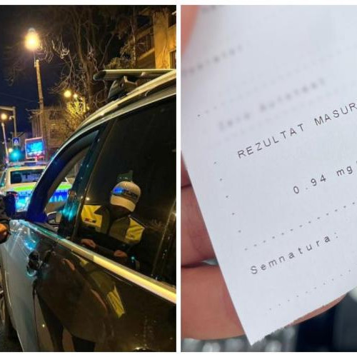 Șofer din Cluj prins conducând sub influența alcoolului