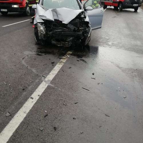 Accident în lanț provocat de o șoferiță grăbită la Ipotesti