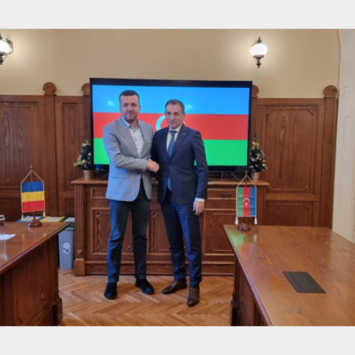 Primarul Florin Birta a primit ambasadorul Azerbaidjanului la Oradea
