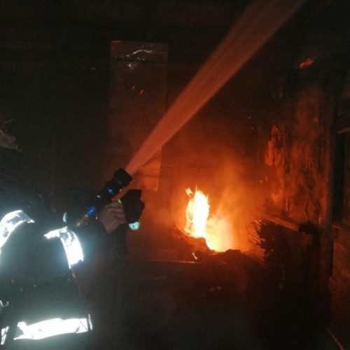 Incendiu la o gospodărie din Cotu Miculinți: Pompierii au intervenit rapid