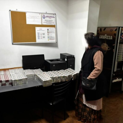 Captură de țigări de contrabandă în Piața Obor