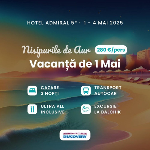 Lansare program 1 Mai 2025 la Nisipurile de Aur