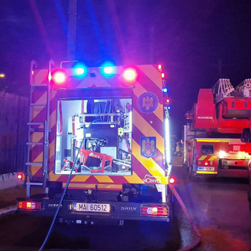 Incendiu la fostul restaurant Mărul de Aur din București