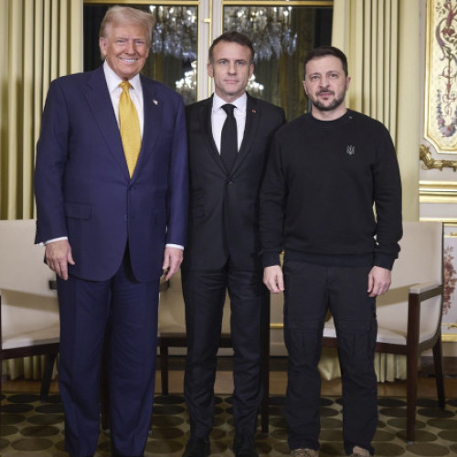 Întâlnire la Paris între Zelenski, Trump și Macron: Pacea cu Rusia trebuie să fie „justă”
