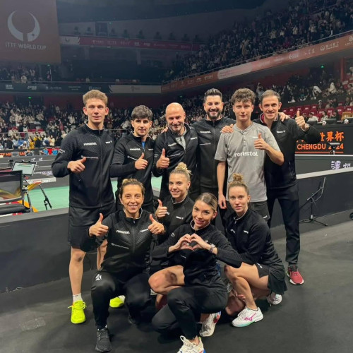 România termină pe locul 4 la Chengdu, China, la Campionatul Mondial de Tenis de Masă