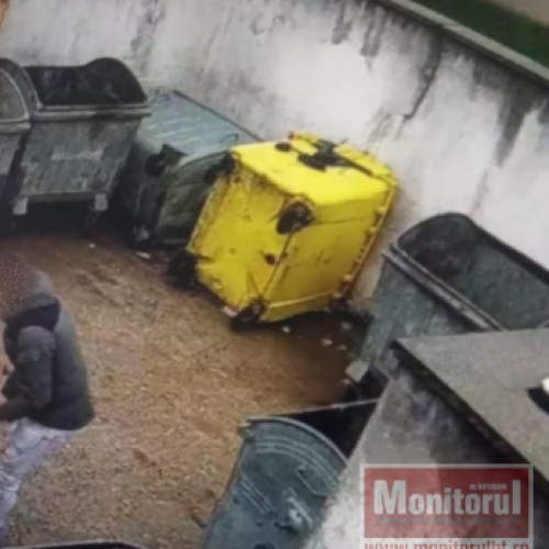 O botosaneancă amendată pentru aruncarea deșeurilor din construcții