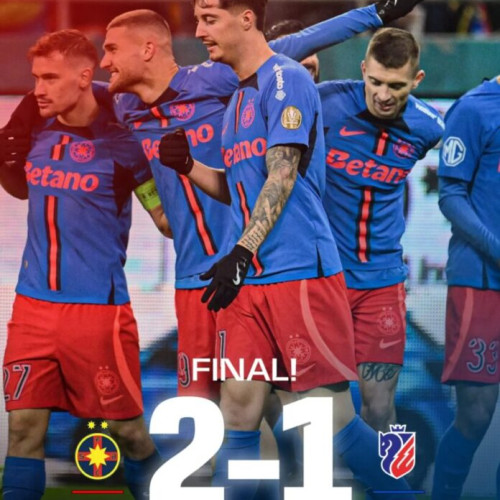 FCSB devine lider în Superliga de fotbal după victoria împotriva FC Botoșani