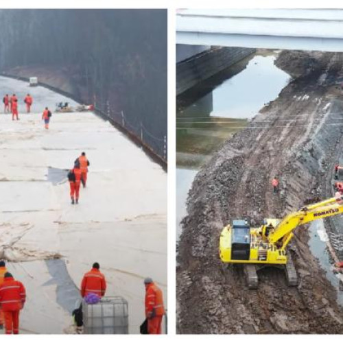 Lucrările pe Autostrada Transilvania, între Zimbor și Poarta Șălajului, continuă
