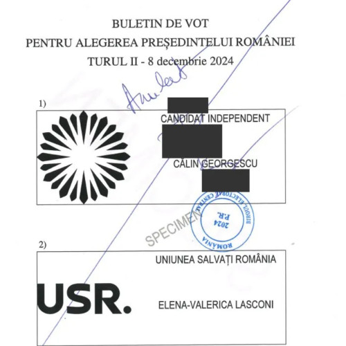 Buletinele de vot pentru turul 2 al alegerilor prezidențiale, arhivate sau distruse