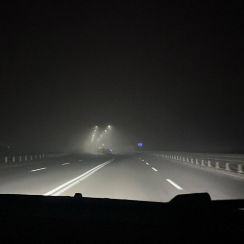 Circulația în România afectată de ceață densă