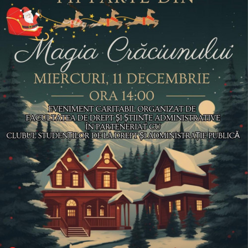 Eveniment caritabil de Crăciun la Universitatea "Dunărea de Jos" din Galați