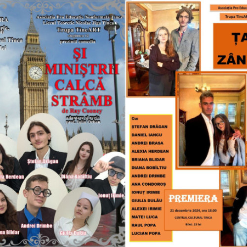 Trupa TincART din Tinca aduce anul acesta două premiere de sărbători