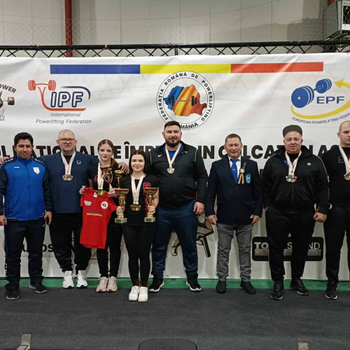 Sportivii CS Unirea Alba Iulia, performanțe remarcabile la Campionatul Național de Impins din Culcat