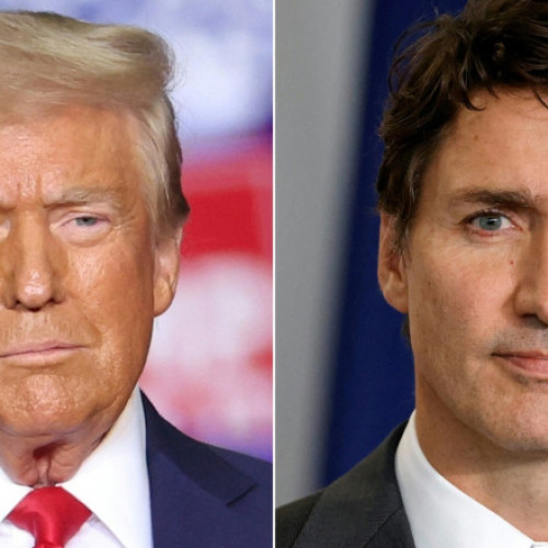Donald Trump își exprimă disprețul față de Justin Trudeau și amenință cu taxe