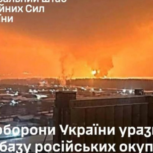 Atac ucrainean asupra depozitului de petrol din regiunea Briansk