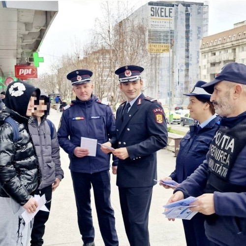 Acțiune comună de informare și prevenire a Ministerului Afacerilor Interne la Târgoviște